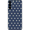 Blue and Cream Polka Dots Galaxy S22 Plus Skin